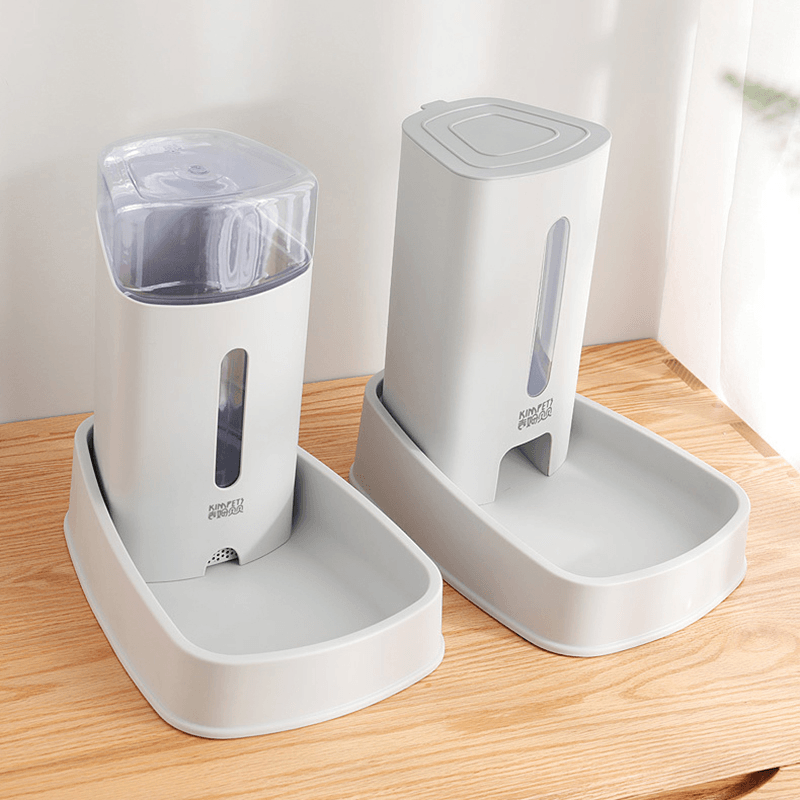 Cat Dog Automatic Feeder Pet Bowl Pet Automatic Water Dispenser Water Bowl - MRSLM