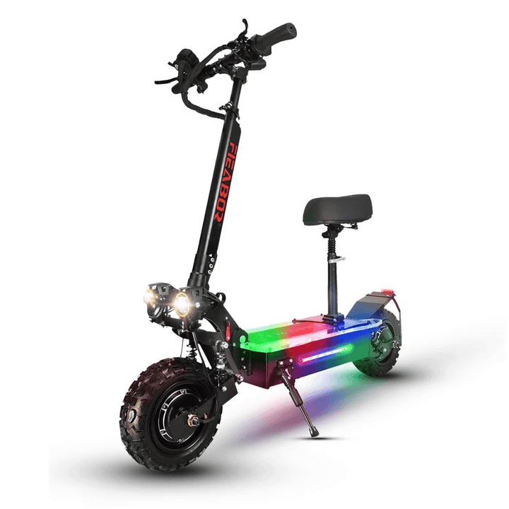 [US DIRECT] FIEABOR Q06P Oil Brake 5600W 60V 27Ah Dual Motor 11 Inch Electric Scooter 200Kg Max Load 80Km/H Max Speed 60-80Km Range - MRSLM