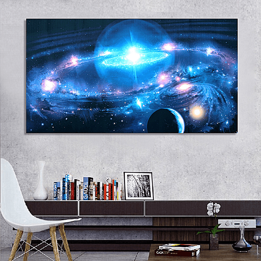 43*24 Inch Andromeda Galaxy Stars Universe Space Silk Poster Art Wall Home Decor Paints - MRSLM