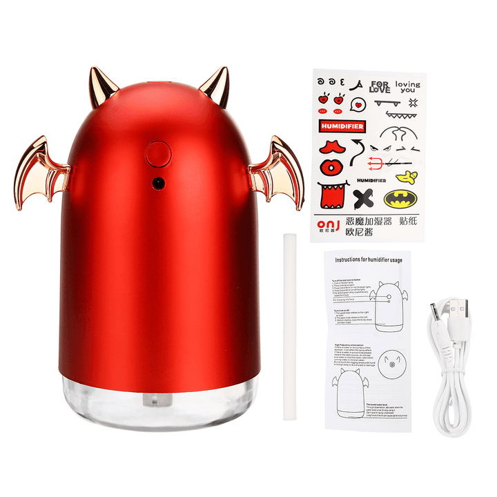 7 LED Humidifier USB Purifier Mist Aroma Essential Oil Diffuser Halloween Gift - MRSLM