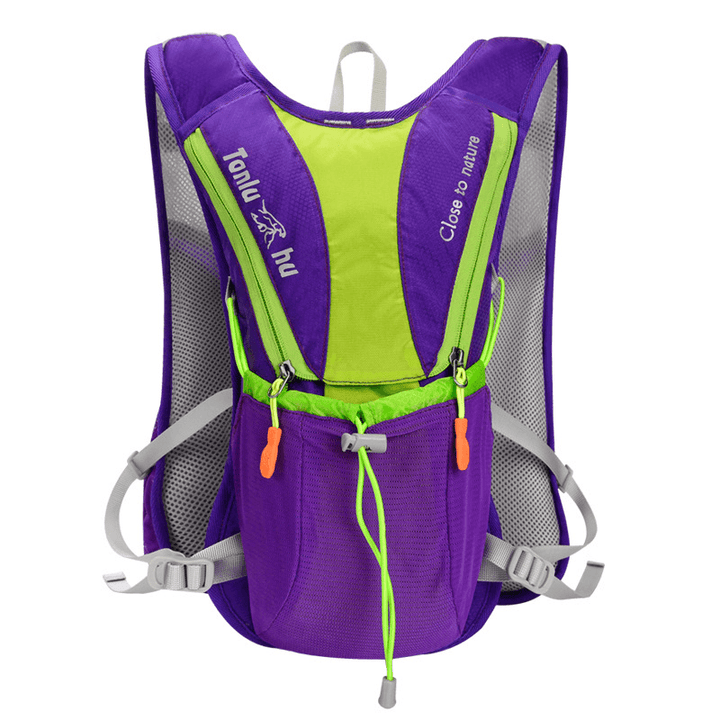 Nylon Outdoor Bags Hiking Backpack Vest Waterproof Running Cycling Backpack for 2L Water Bag for Men - MRSLM