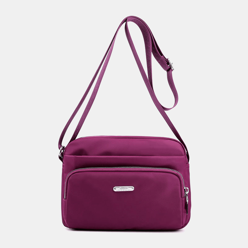 Women Nylon Waterproof Shoulder Bag Crossbody Bag - MRSLM