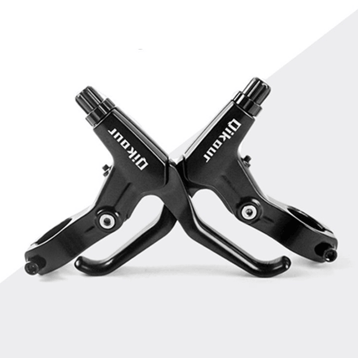 Qikour Aluminum Alloy Cycling Mtb/Road Bike Brake Levers 2.5 Fingers Length Bike Bicycle Disc Brake Lever - MRSLM