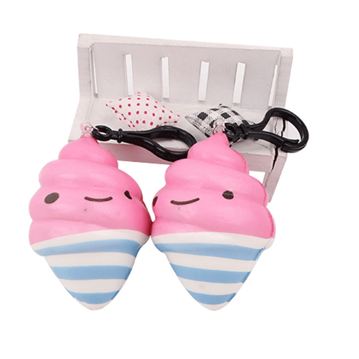 Squishy Bun Food Cute Phone Bag Hanging Decor Keyring Beef Milk Box Chocolate Slow Rising 7Cm Gift Collection - MRSLM