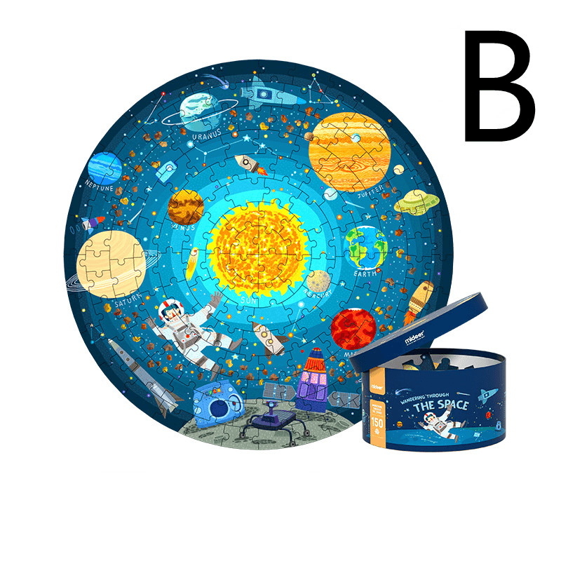 Space and Universe Children'S Educational Puzzle 150 Pieces of Brain Toys - MRSLM