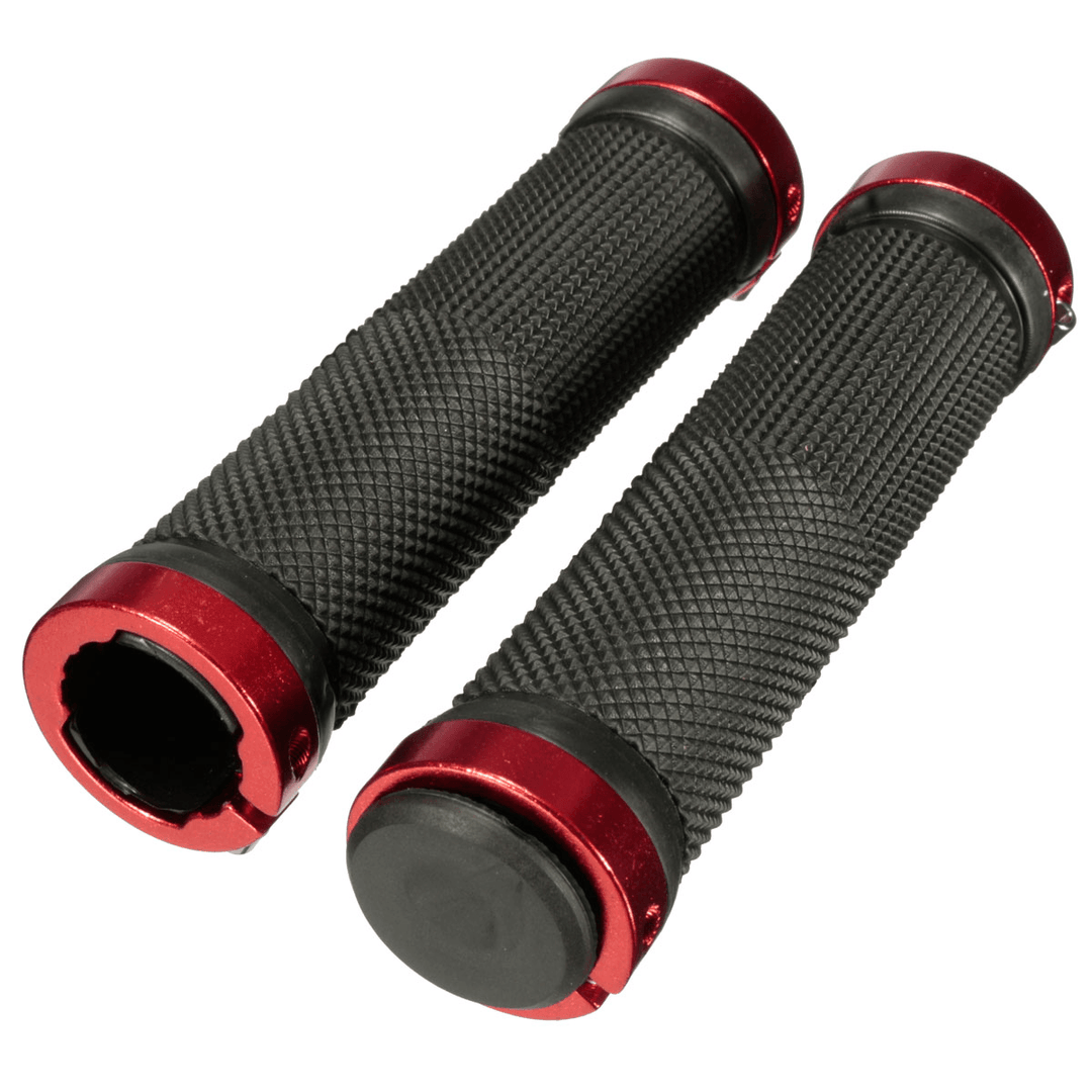 1 Pair Bike Handlebar Grips Anti-Slip MTB Bicycle Handlebar Cover Double Lock Bike Accessories - MRSLM