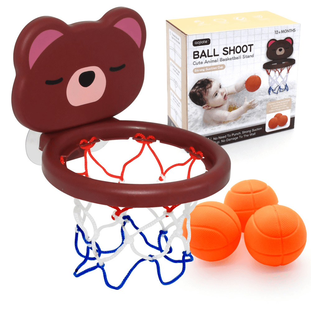 Children'S Bathroom Sucker Basketball Hoop Baby Shooting Toy - MRSLM