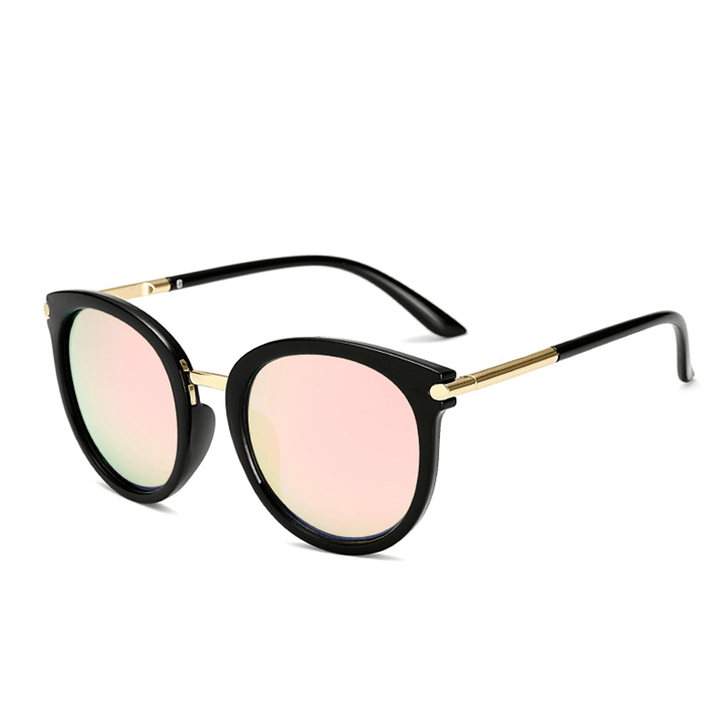 Woman Metal Frame Anti-Uv Outdoor Glasses High Definition Sunglasses - MRSLM