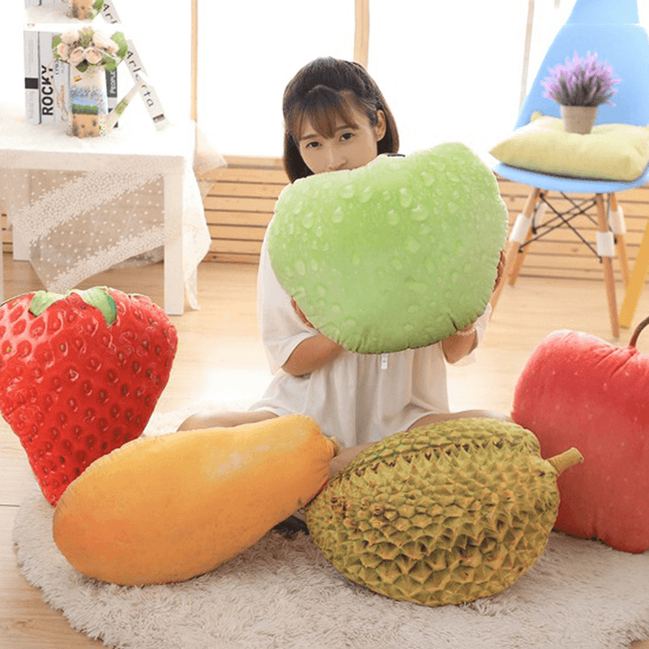 Honana WX-558 New 3D Simulation Fruit Pillow Decorative Cushion Throw Pillow with Inner Home Decor Sofa Emulational Toys - MRSLM