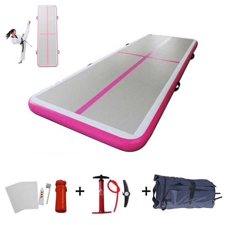 118X39X4Inch Inflatable GYM Air Track Mat Floor Home Airtrack Gymnastics Mat for GYM Training - MRSLM