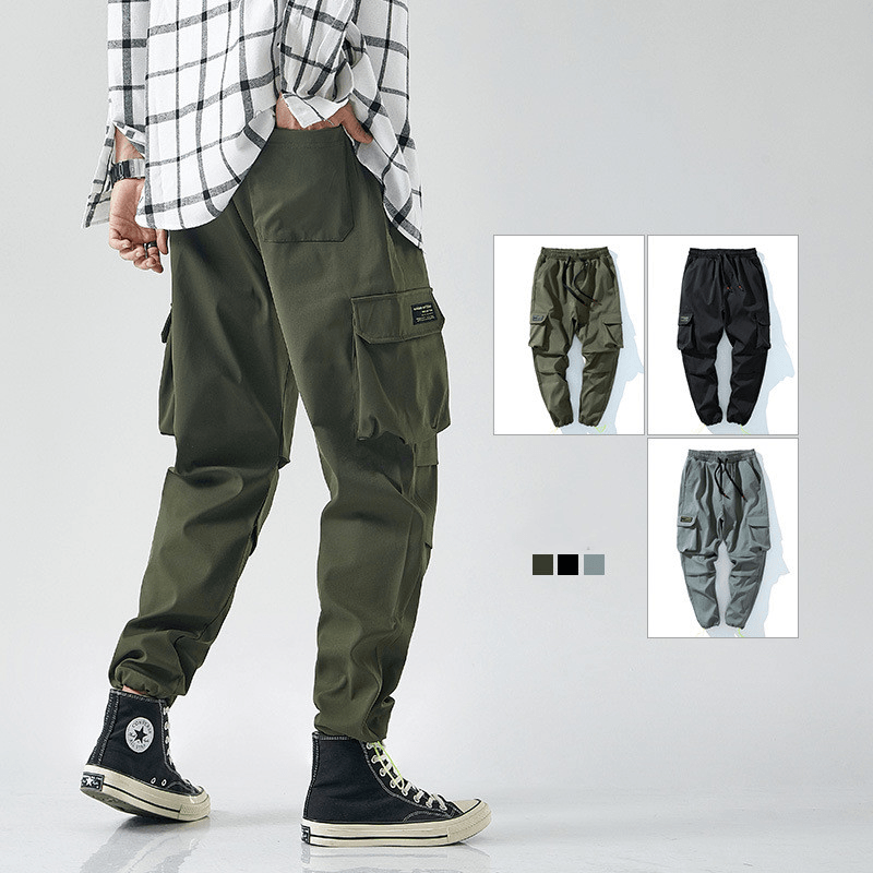 Japanese Men'S Overalls plus Casual Pants - MRSLM