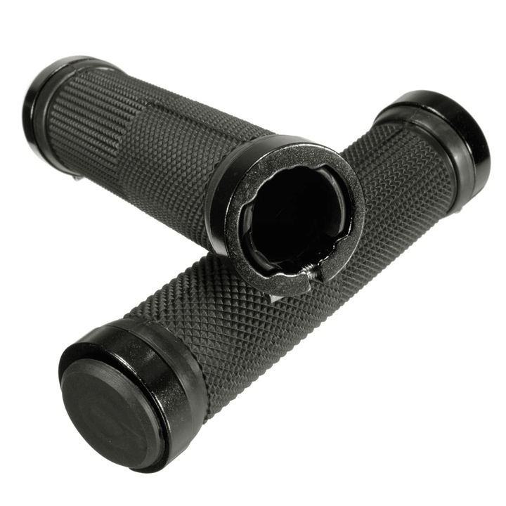 1 Pair Bike Handlebar Grips Anti-Slip MTB Bicycle Handlebar Cover Double Lock Bike Accessories - MRSLM