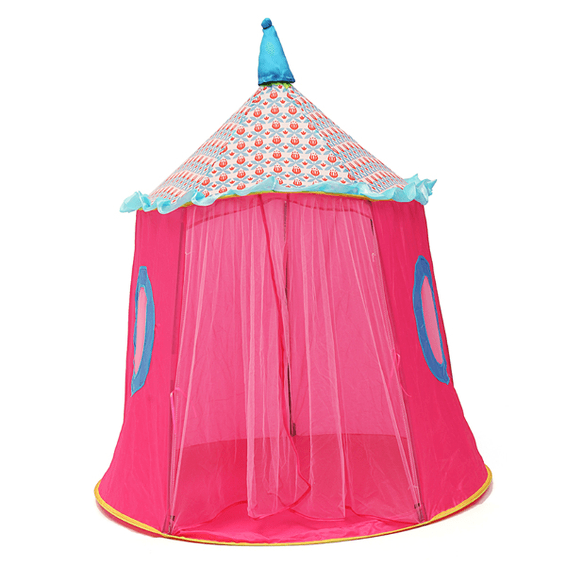 137 X 140CM Portable Princess Tent Indoor Outdoor Children Toy Mini Wigwam - MRSLM