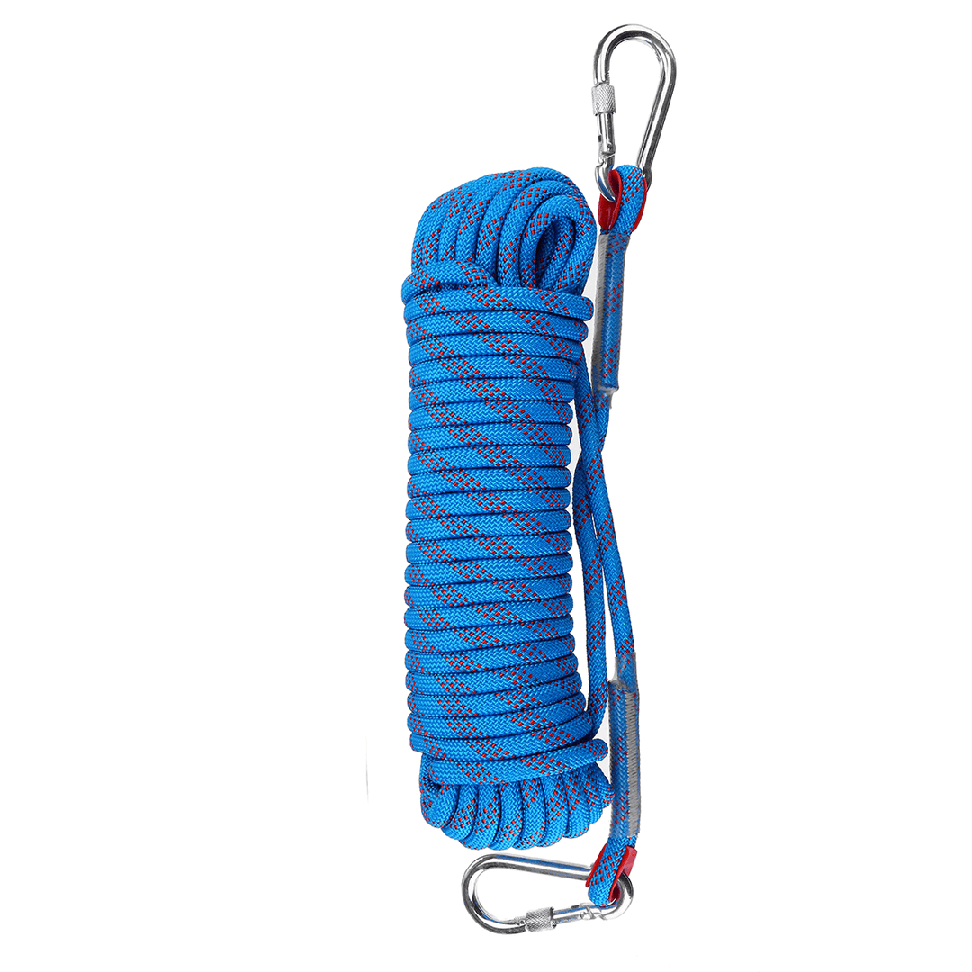 10Mm 10/20M Professional Rock Climbing Cord Outdoor Hiking Rope High Strength Safety Sling Cord Rappelling Rope Equipment Tool - MRSLM