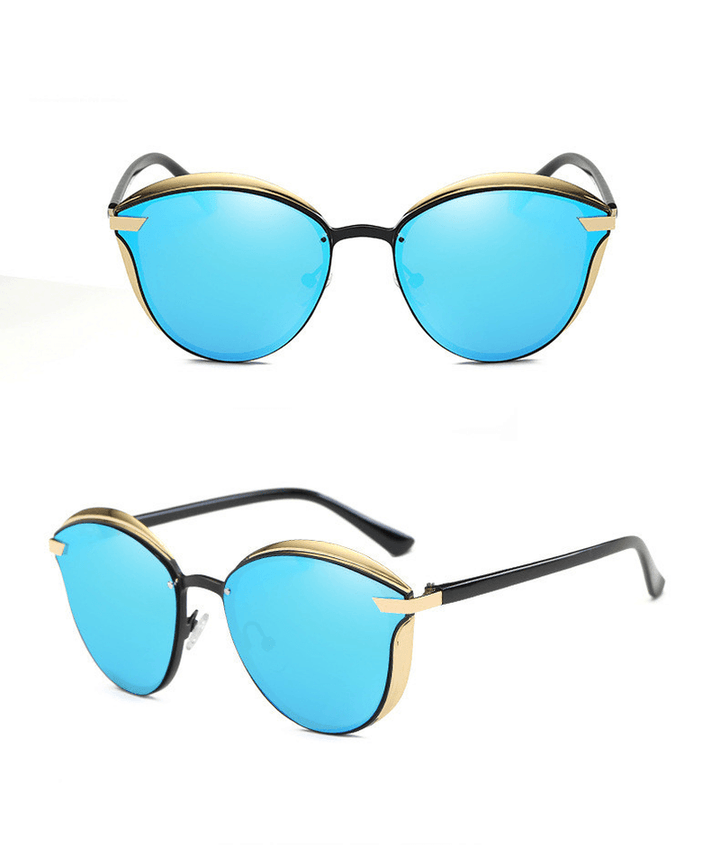 Metal Polarized Sunglasses round Frame Retro Cross-Border Sunglasses - MRSLM