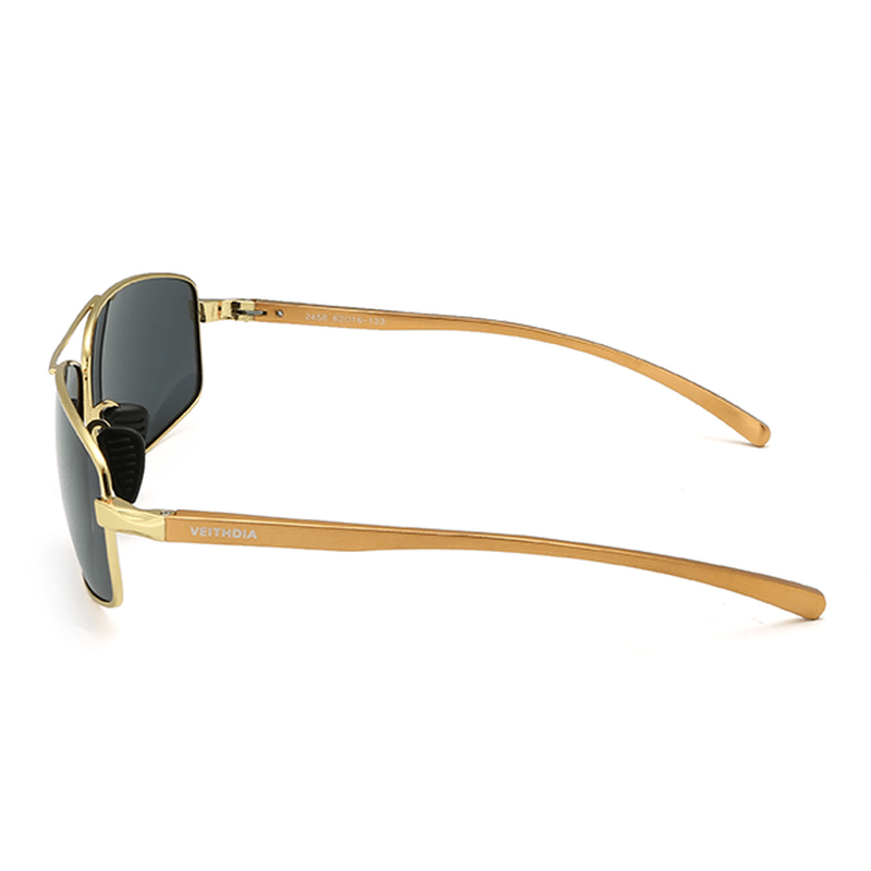 Men Aluminum Sunglasses Outdooors Polarized Sports Driving Eyewear - MRSLM