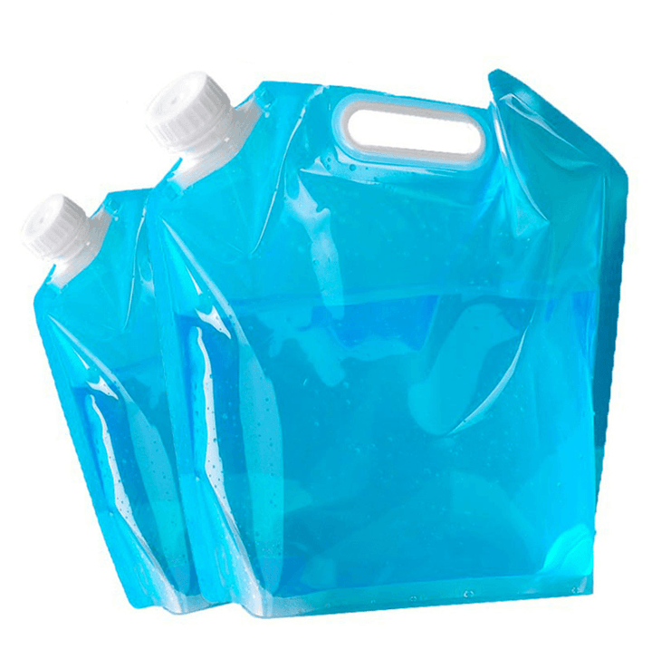 5L/10L Portabl Foldable Water Bags Collapsible Water Tank Cooking Picnic BBQ Water Container Bag Carrier Car Water Container - MRSLM