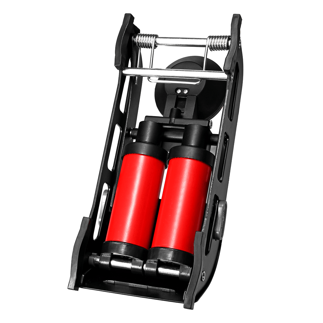 160PSI Audew Dual Cylinder Double Barrel Foot Air Pump with Air Pressure Gauge Manometer - MRSLM