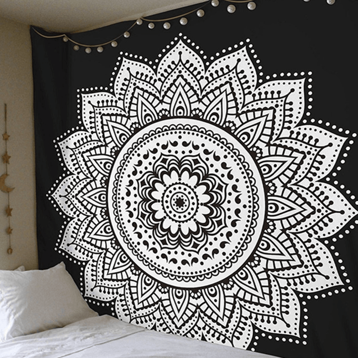 Indian Ethnic Dorm Decor Wall Hanging Hippie Mandala Tapestry Bohemian Bedspread Decorations - MRSLM