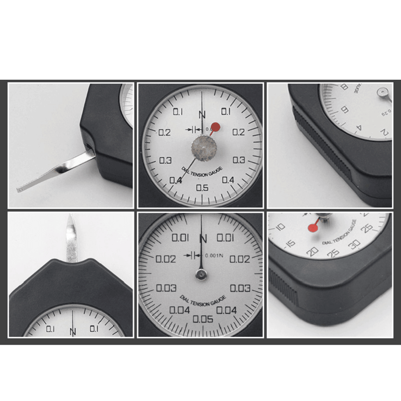 SEN-3-2 0-3N Double Needle Tension Meter Pointer Tonometer Dynamometer Lateral Tension Gauge Force Tools - MRSLM