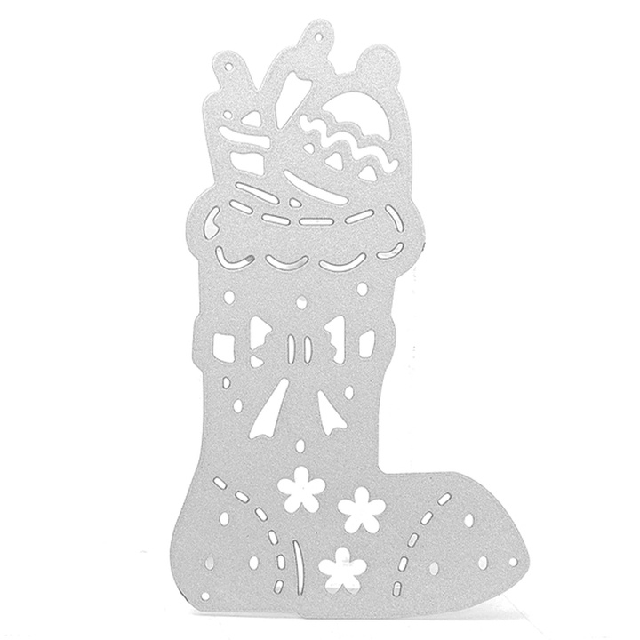 Christmas Socks Gift Template Cutting Dies Scrapbooking DIY Album Paper Cards Decoration - MRSLM