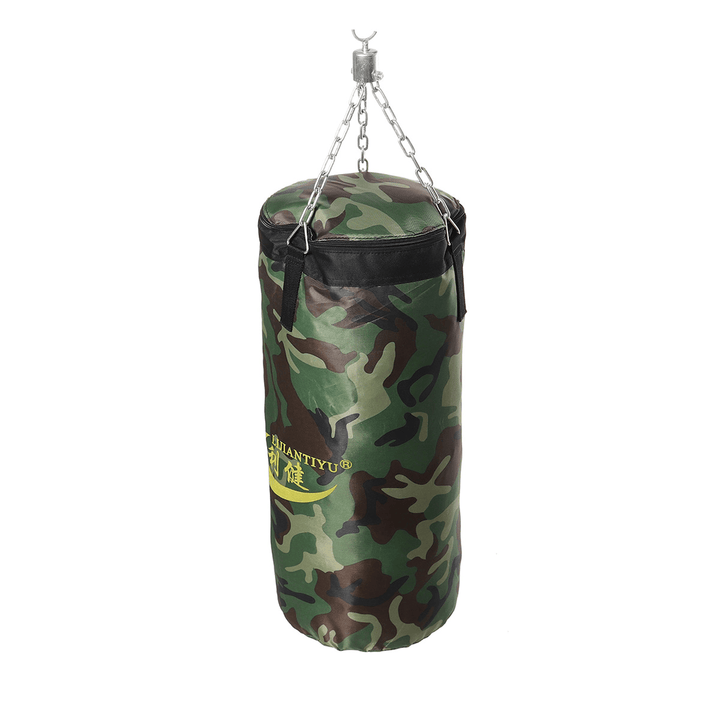 60/80/100CM Boxing Training MMA Punching Bag with Hook Oxford Canvas Hanging Fight Bag Punch Bag Sandbag - MRSLM