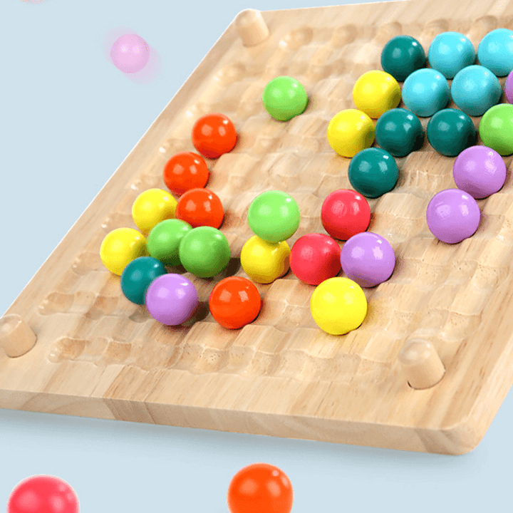 Color Bead Xiaoxiaole Wooden Children'S Educational Toys - MRSLM