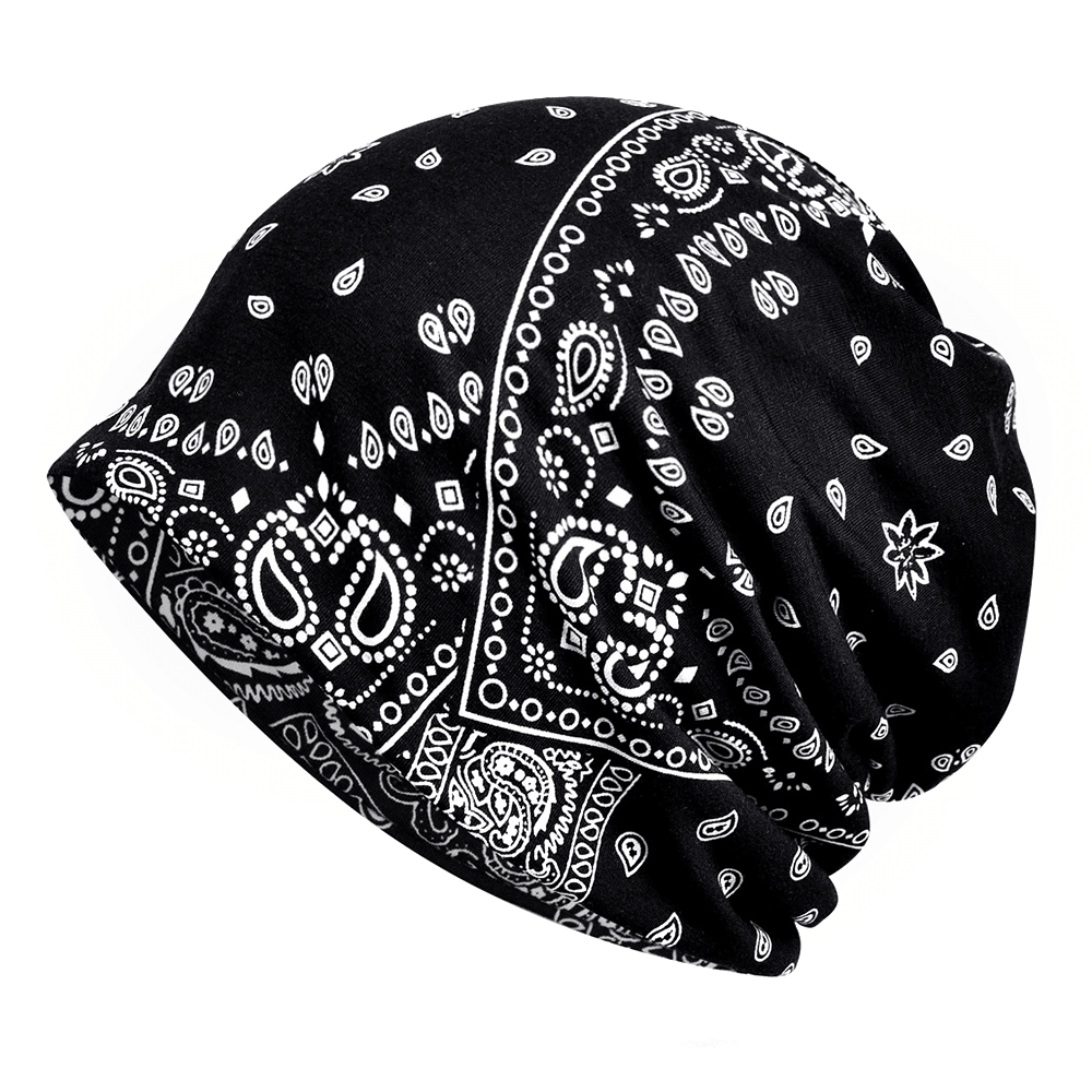 Womens Winter Warm Ethnic Earmuffs Beanie Hat - MRSLM