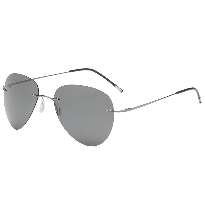 New Frameless Ultralight Polarized Titanium Polarized Sunglasses - MRSLM