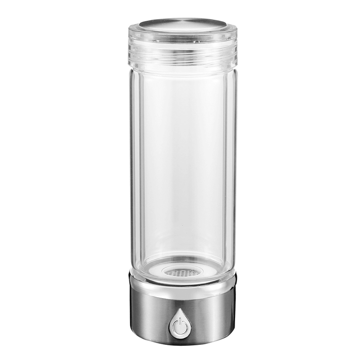 Ipree® 420Ml Water Bottle Health Glass 1500PPB SPE Membrane Quantum Hydrogen-Rich USB Water Cup - MRSLM