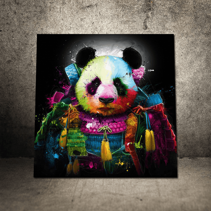 Miico Hand Painted Oil Paintings Animal Panda Paintings Wall Art for Home Decoration - MRSLM