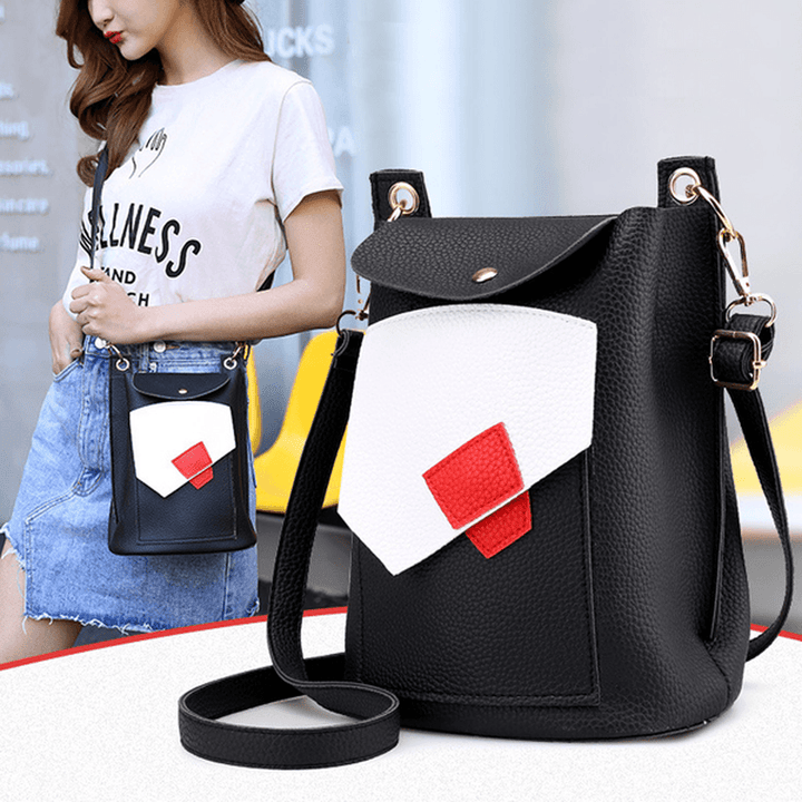 Women PU Leather Cute Phone Bag Trendy Mini Crossbody Shoulder Bag - MRSLM