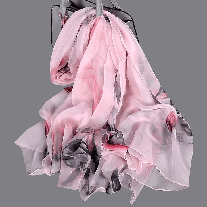 New Style Mulberry Silk Long Silk Scarf - MRSLM