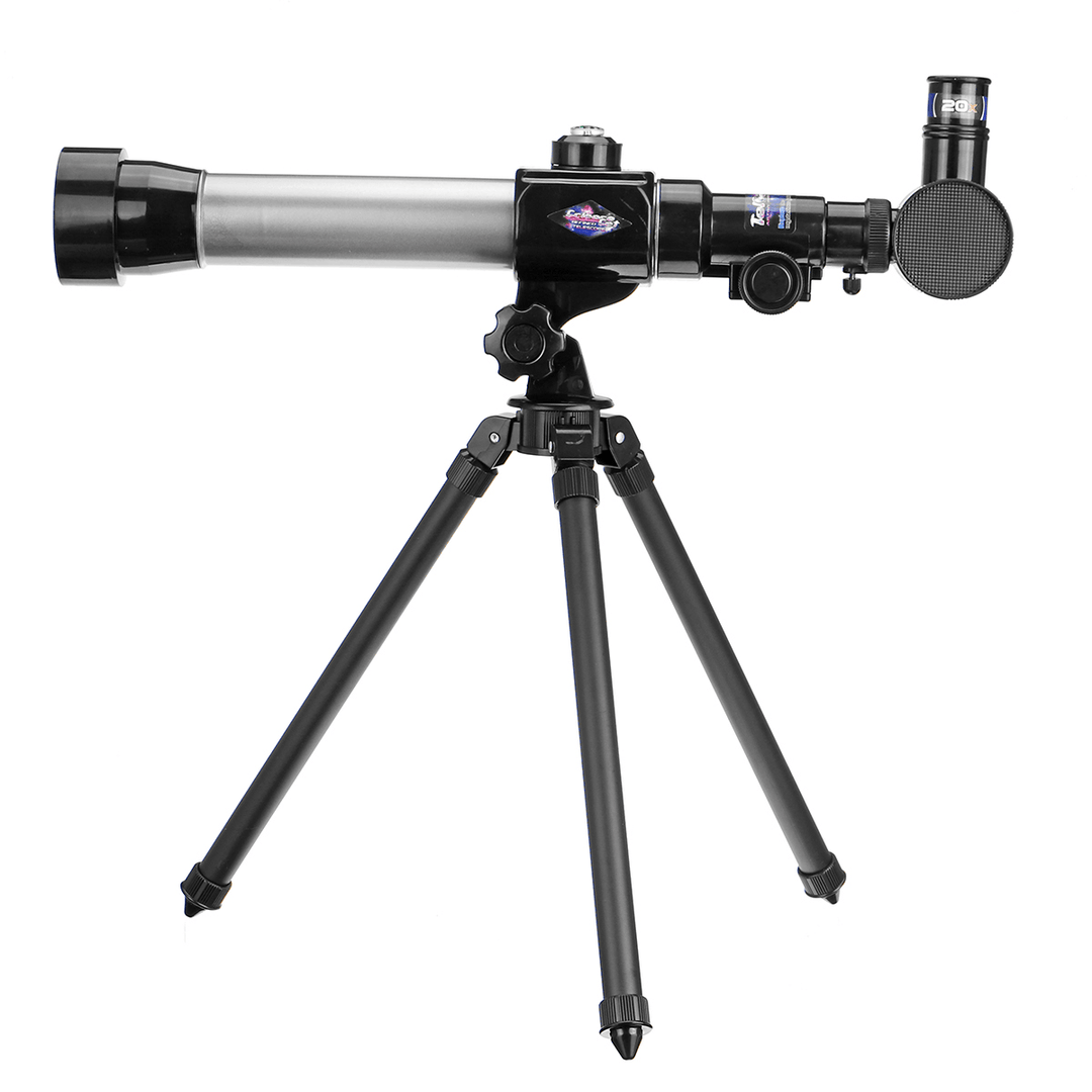 20X 30X 40X Zoom Astronomical Monocular Zoom Refractor Telescope with Tripod for Kids Toy Gift - MRSLM