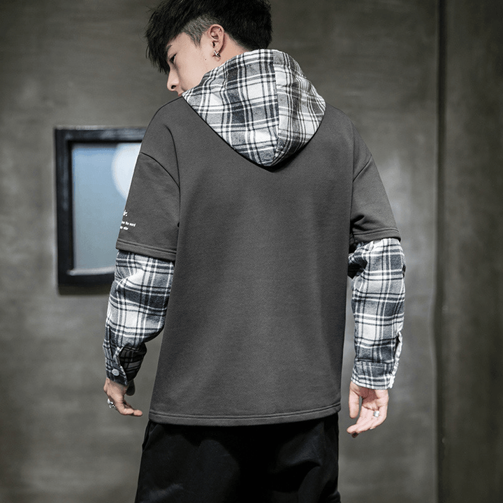 New Long-Sleeved Men'S Trendy Loose Bottoming Shirt Thin Sweater - MRSLM