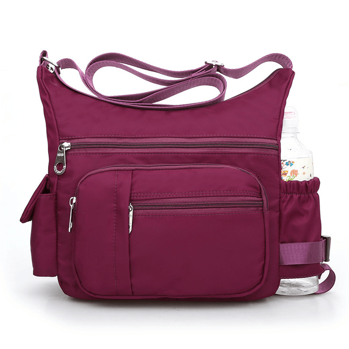 Women Nylon Waterproof Crossbody Bag Shoulder Bag - MRSLM