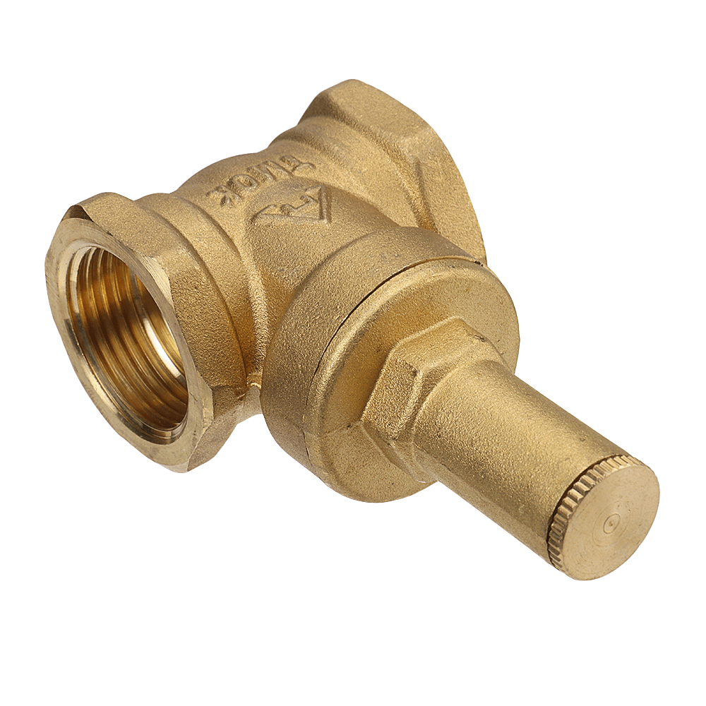 TMOK 1/2" 3/4" 1" Brass Gate Valve Female Anti-Theft Key Lock Water Oil Gas Security Gate Valve - MRSLM