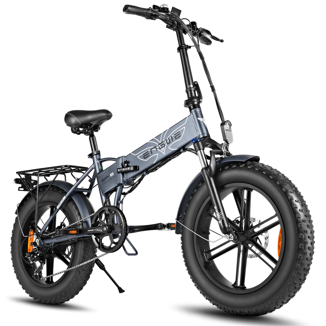 [US DIRECT] ENGWE EP-2 48V 12.5Ah 500W 20In Folding Electric Bike Top Speed 39Km/H Range 35-50Km E Bike for Snowfield Mountain Road - MRSLM