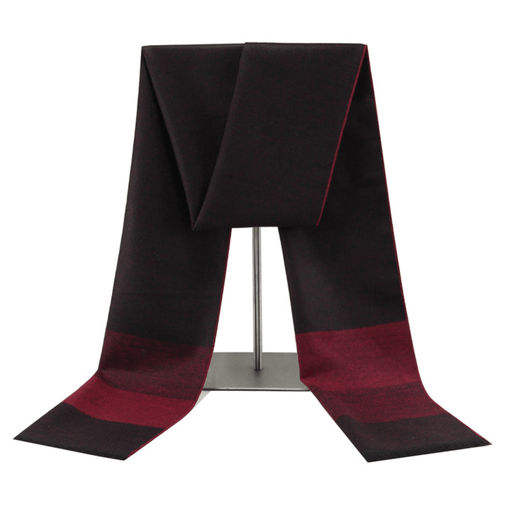 Winter Warm Imitation Cashmere Solid Color Scarf - MRSLM