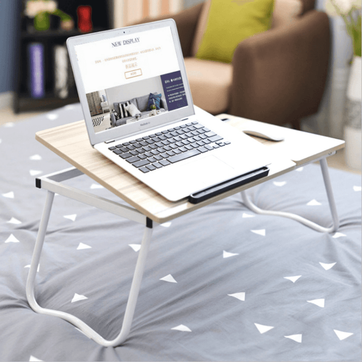 Foldable Laptop Stand Desk Lap Bed Table Tray Computer Portable Adjustable Height Table for Children Student Home - MRSLM