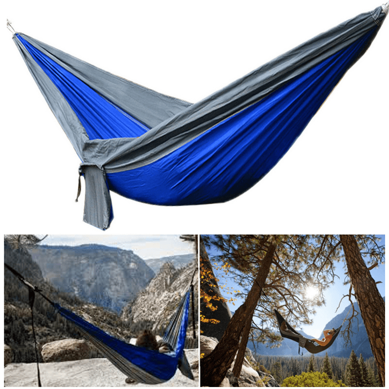 Ipree® DC-004 Upgraded Type 270X140Cm Double Hammock 210T Nylon Swing Bed Max Load 250Kg - MRSLM