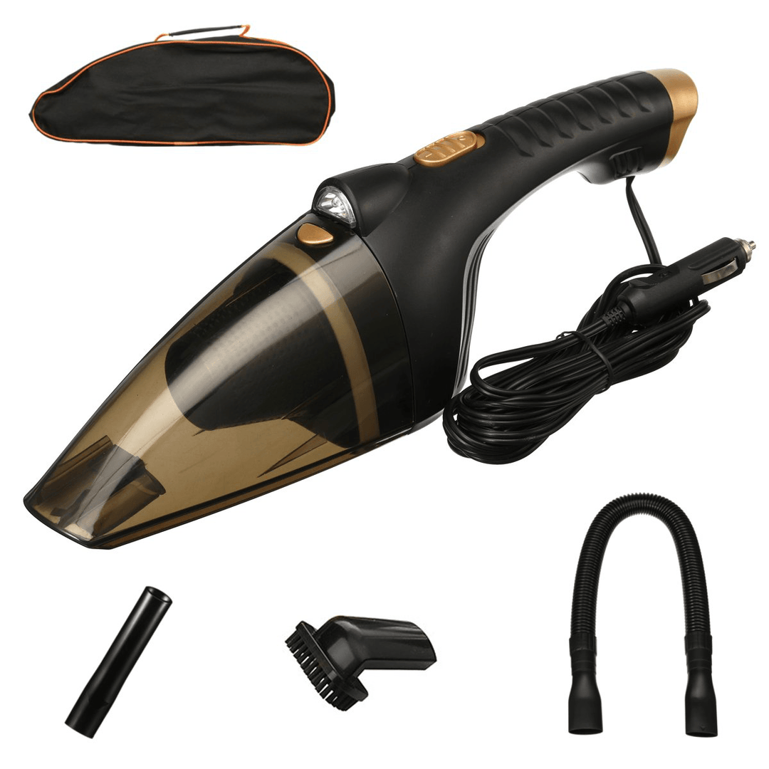 12V 72W Handheld Auto Van Caravan Vacuum Cleaner Portable Car Wet & Dry Duster - MRSLM