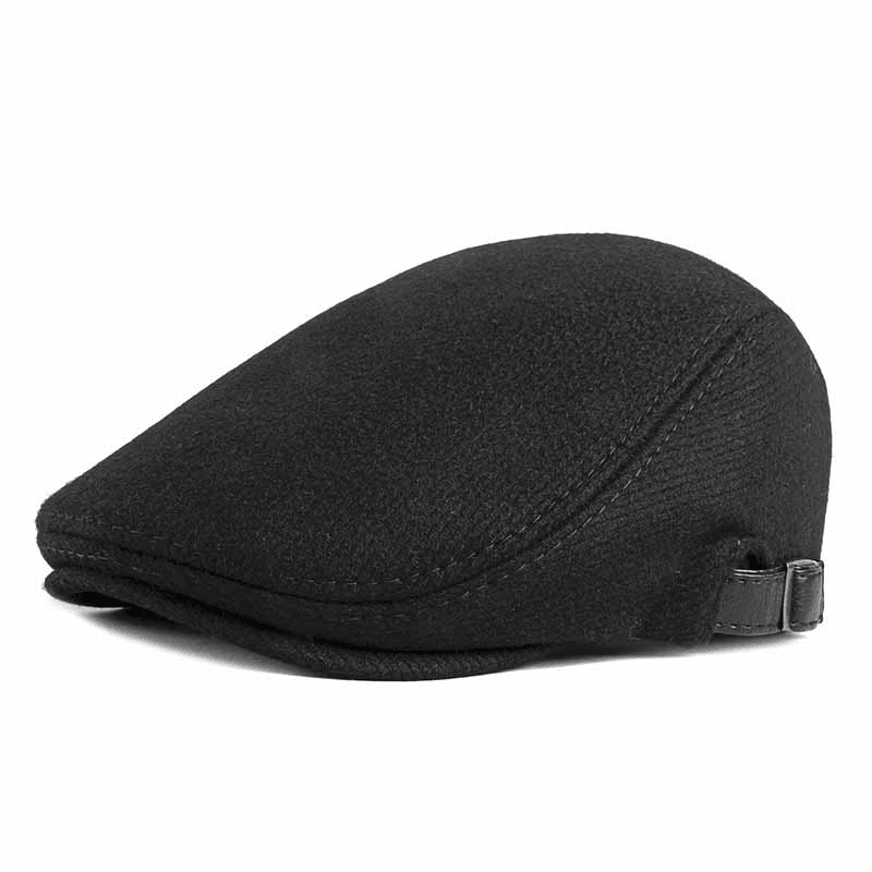 Fashion Simple Men'S Retro Woolen Beret - MRSLM