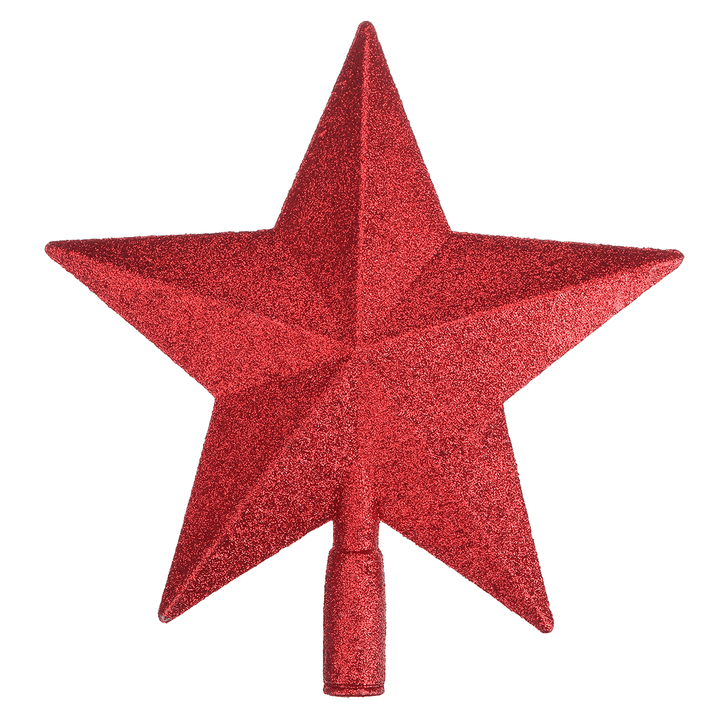 Christmas Tree Top Sparkle Star Glittering Hanging Christmas Tree Topper Decoration Ornaments Home Decor - MRSLM