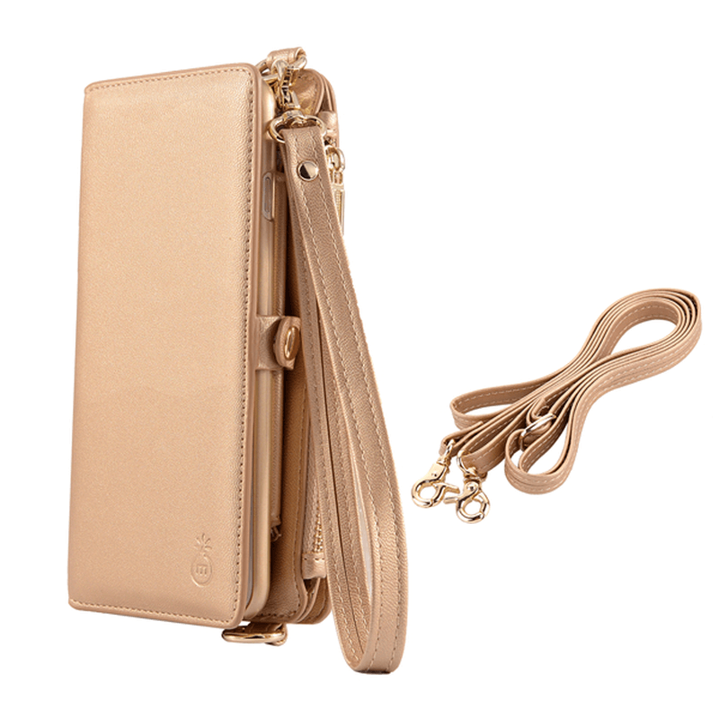 Genuine Leather Multifunctional Iphone6/6S/6 Plus/6S plus Phone Case Wallet Card Holder Phone Bag - MRSLM