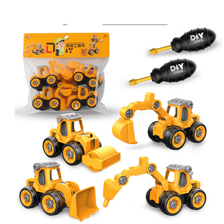 Children'S Disassembly and Assembly Engineering Vehicle Toy - MRSLM