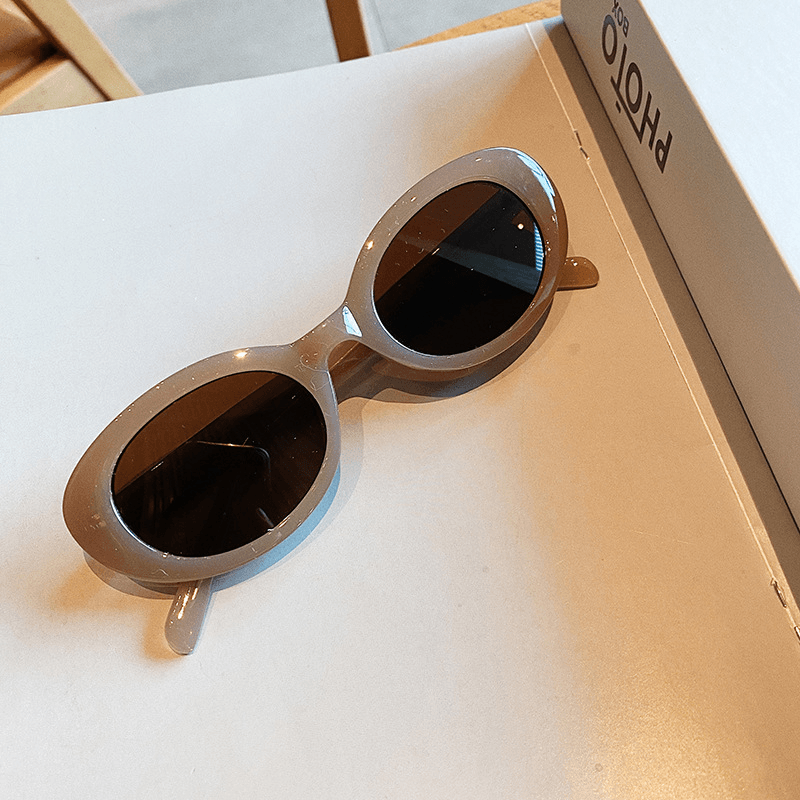 Small Frame Sunglasses Women Oval Frame - MRSLM