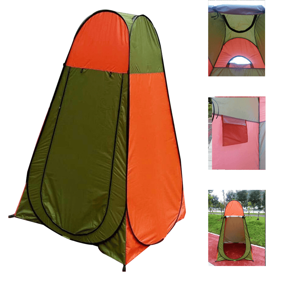 47.24X47.24X74.8Inch Privacy Shower Tent Changing Room Outdoor Camping Tent Uv-Proof Sunshade Canopy - MRSLM