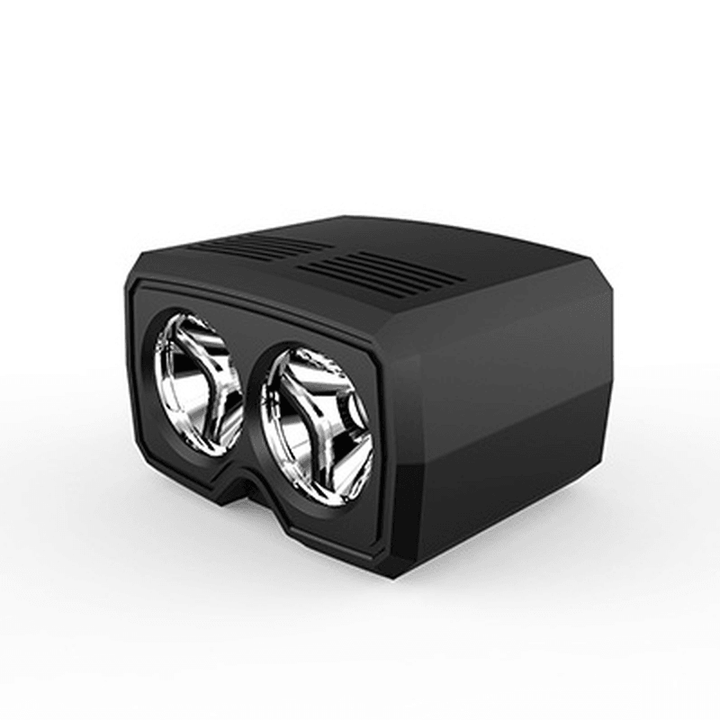 2Pcs XANES DL05 1000LM 2XPE LED 1200Mah Battery 5-Mode IP65 Waterproof Mini Bicycle Head Light Power Display 360 Degree Rotation - MRSLM