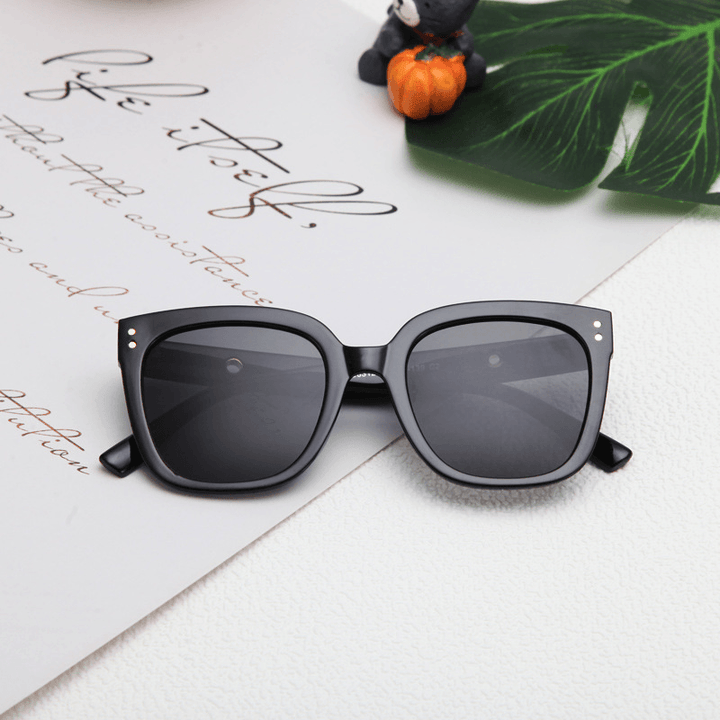 Youth Sunglasses Anti-Ultraviolet Retro Children'S Personality Literary Big Frame - MRSLM